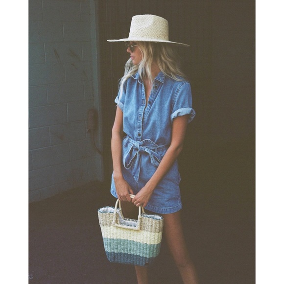 Billabong x Salty Blonde Straw Tote - Picture 8 of 8